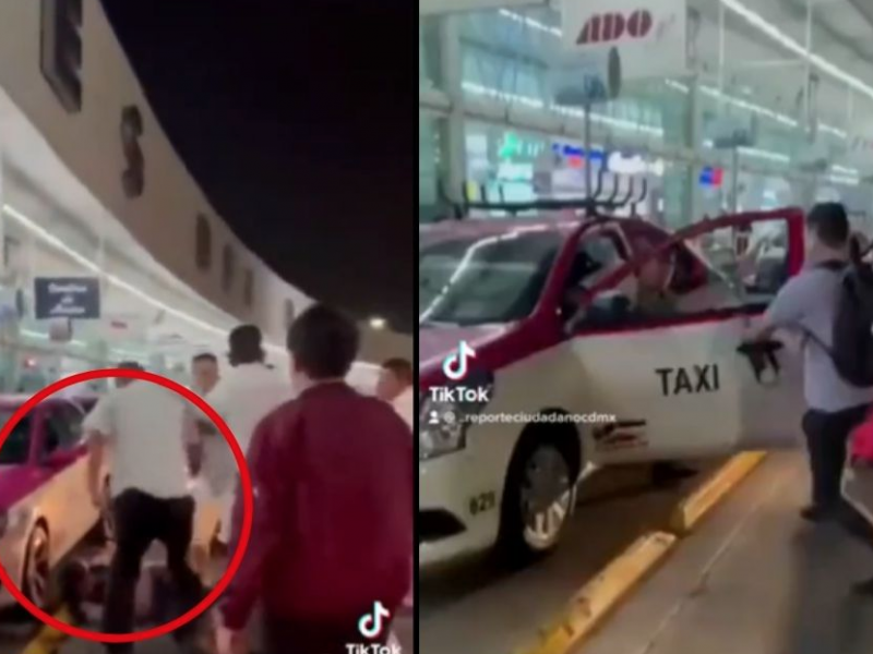 Un reclamo terminó con una pelea entre taxista y joven