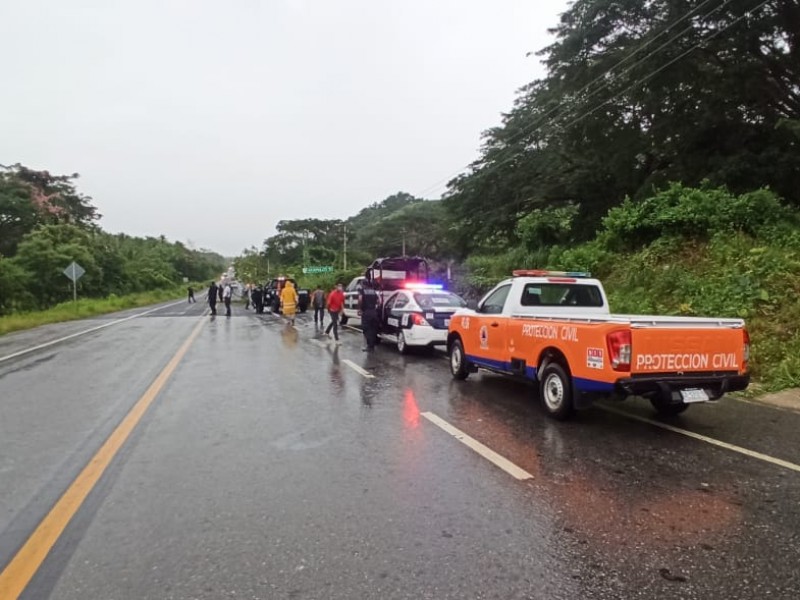 Un socavón y árboles caídos; ligeras afectaciones en Guerrero