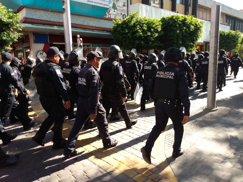 Una comerciante detenida dejó el operativo contra ambulantes