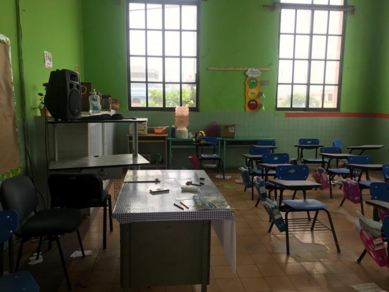 Una escuela de Veracruz cerró sus puertas por Coronavirus