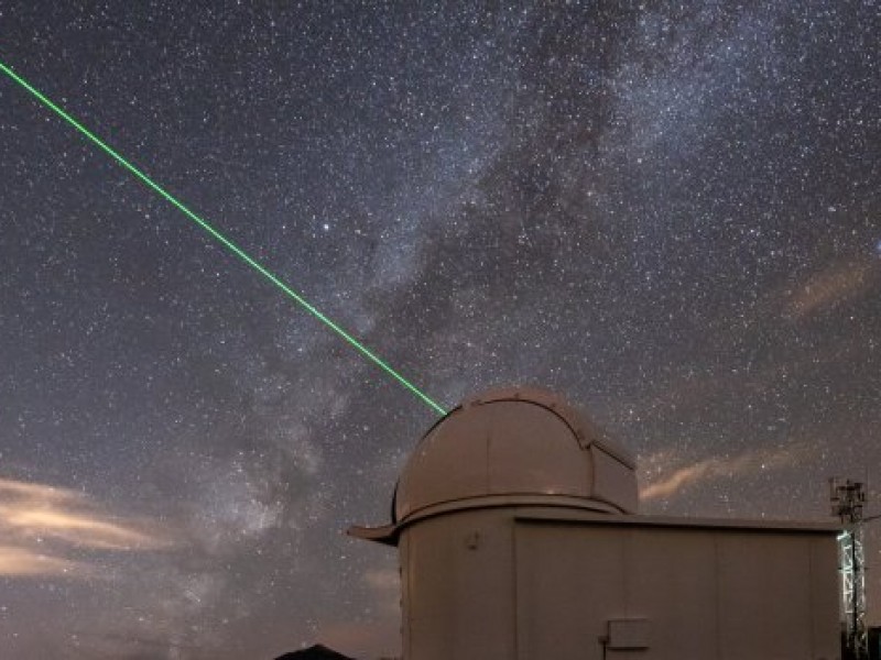 Una estación láser para lidiar con la basura espacial