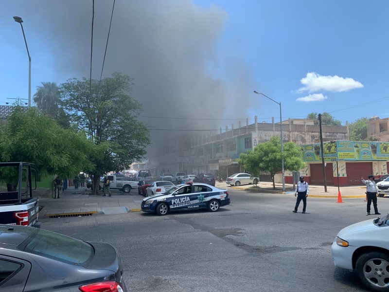 Una falla eléctrica provocó incendio del Centro Dulcero