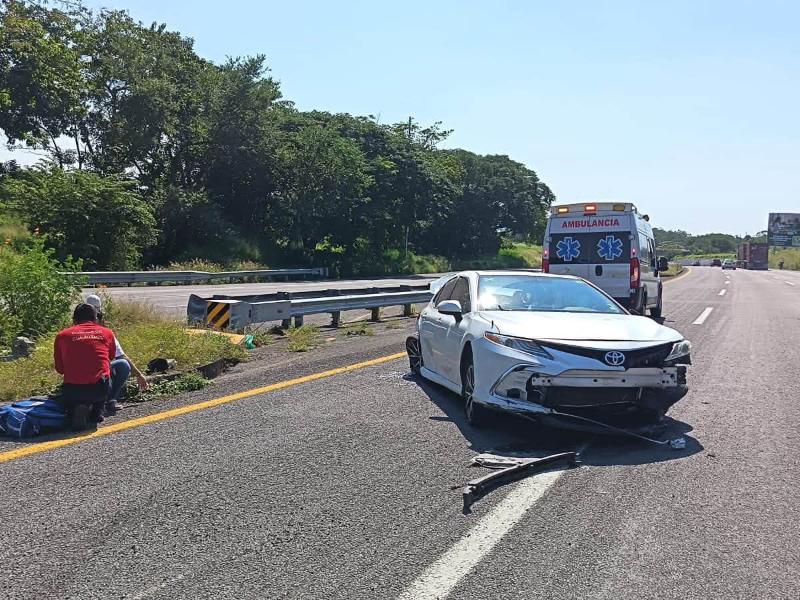 Una mujer lesionada al accidentarse cerca de El Trapiche