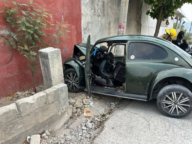 Una persona fallecida en fuerte accidente automovilístico en la Potinaspak