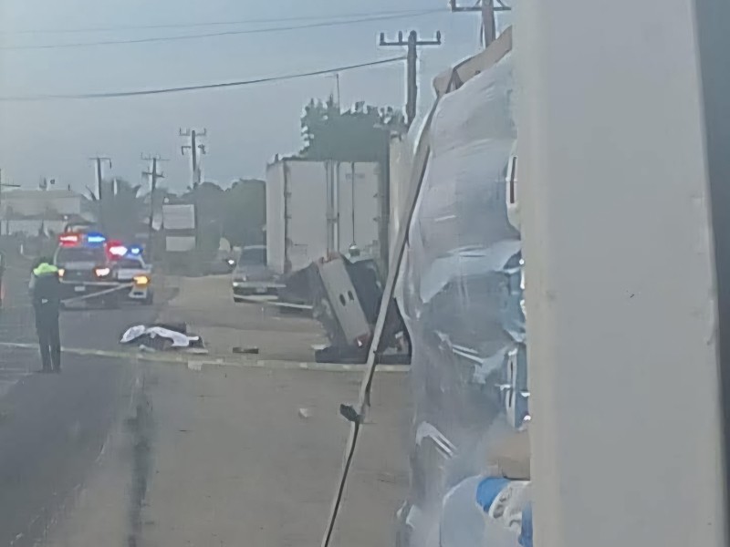 Una persona pierde la vida tras accidente vehicular