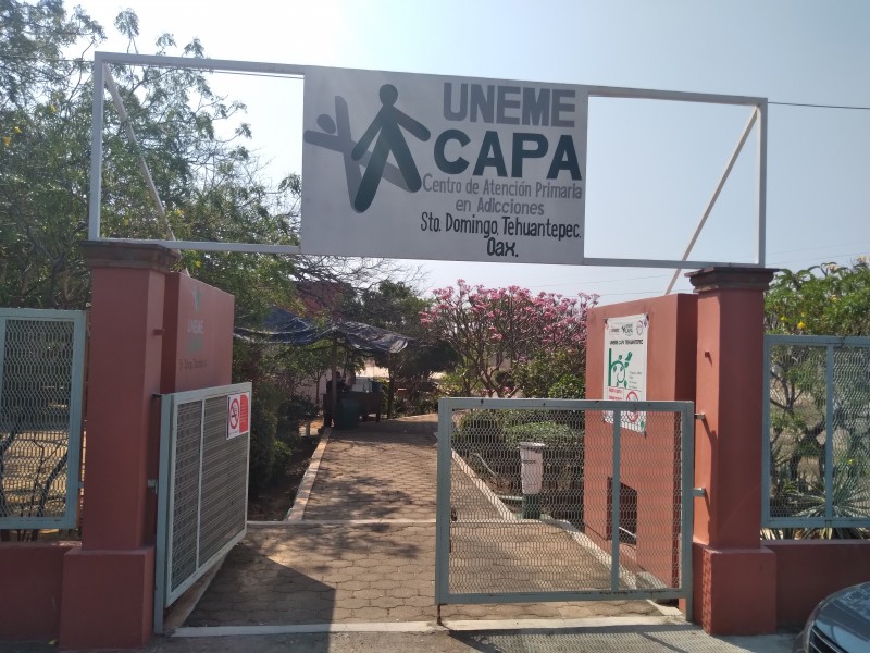 UNEME-CAPA Tehuantepec, único centro de atención de adicciones del Istmo