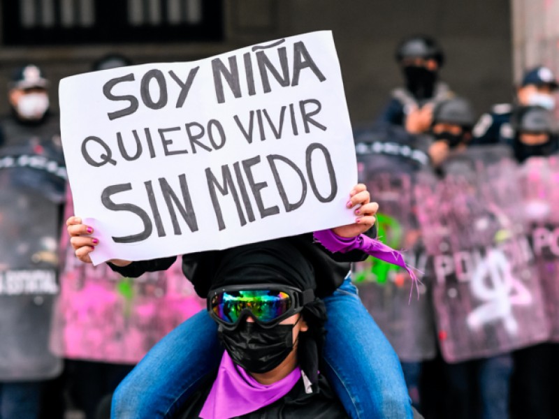 Únicamente elementos femeninos SSPL estarán presentes en marcha feminista