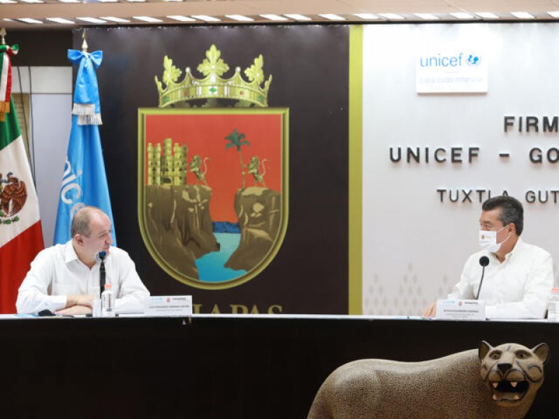 Unicef y Chiapas colaborarán para el desarrollo de la infancia