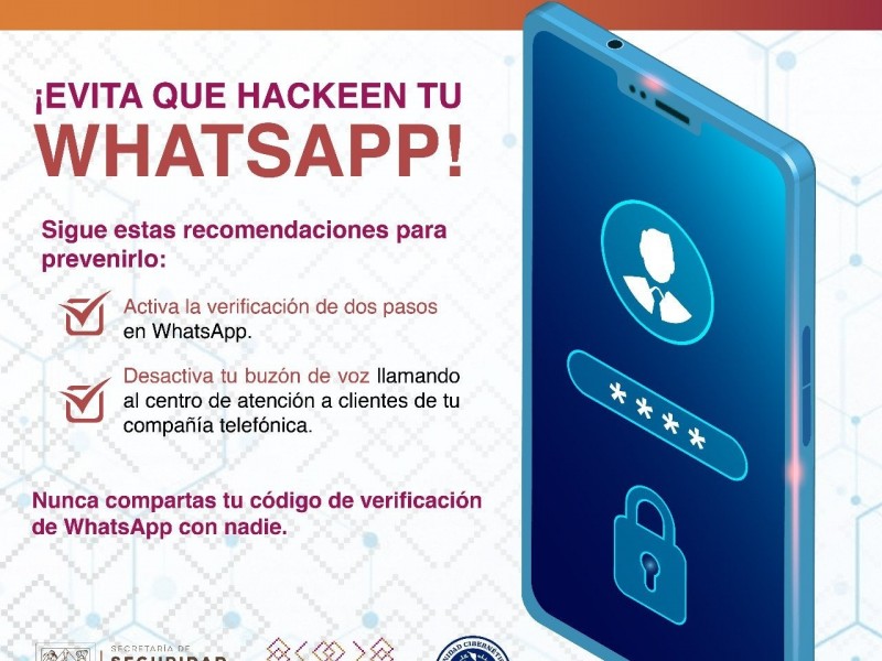 Unidad Cibernética reitera llamado a prevenir robo de Whatsapp