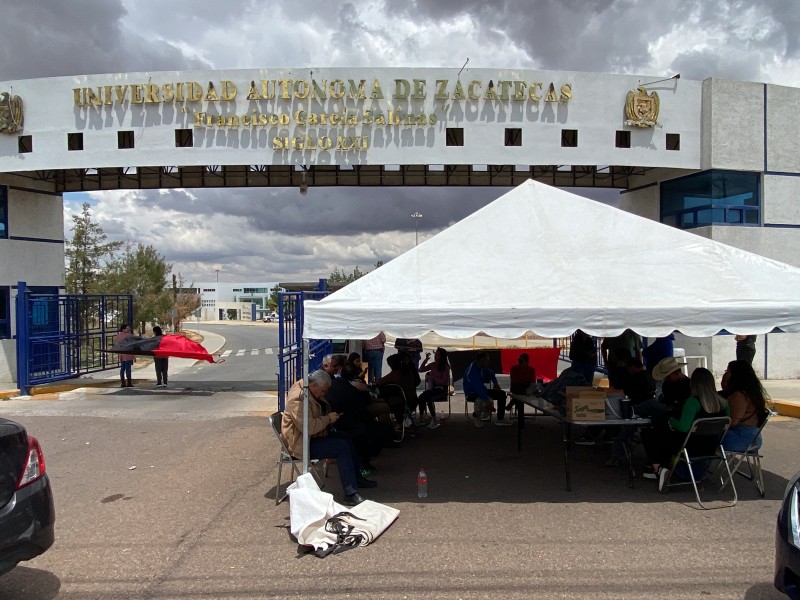 Unidades de la UAZ se suman a manifestación de Agronomía