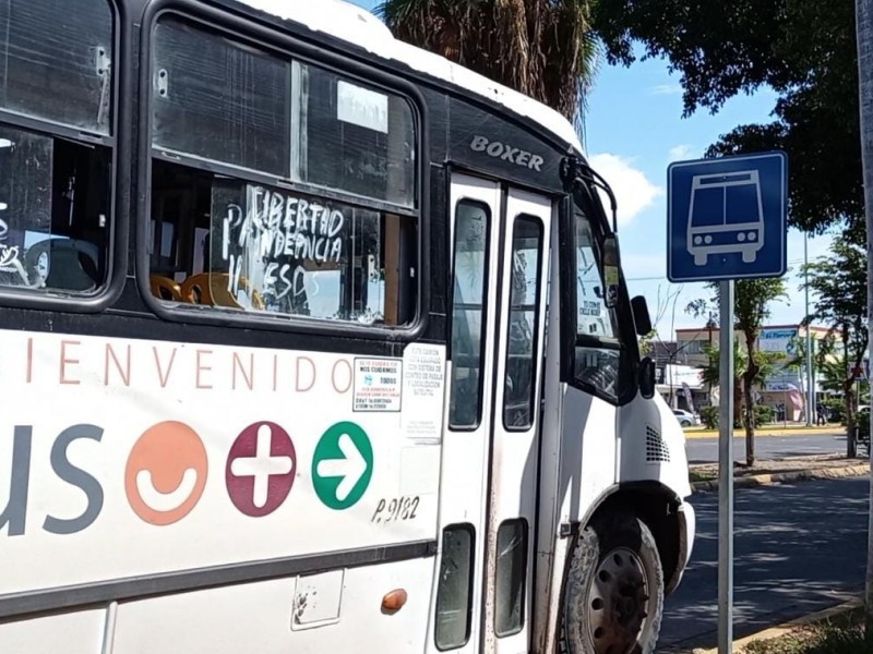 Unidades del transporte público se verán reducidas en semana santa