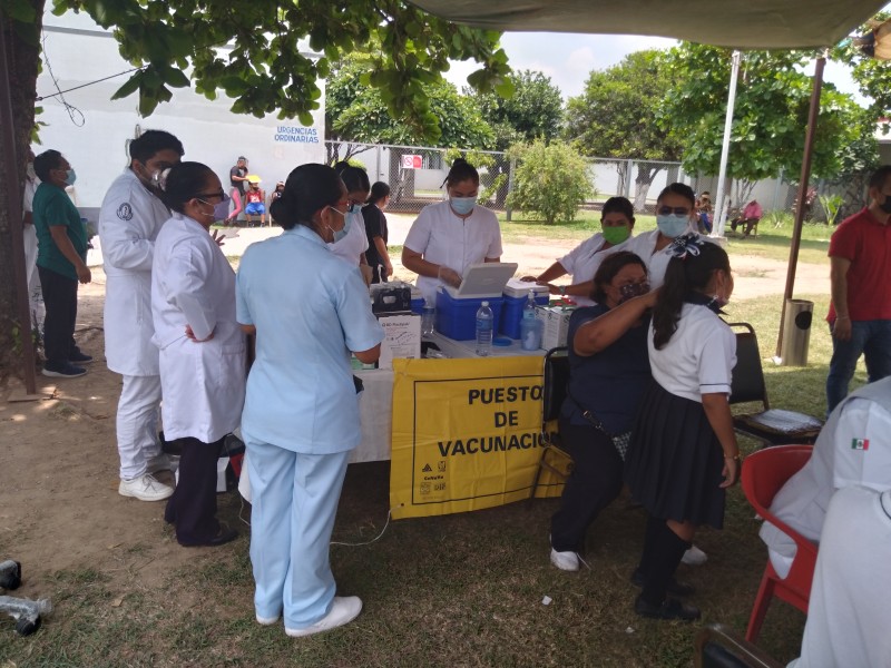 Unidades médicas se suman a jornada de vacunación contra Covid-19