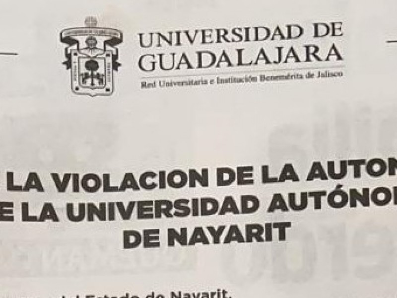 Universidades se suman al reclamo de la UAN