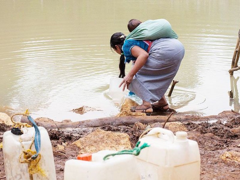 Urgen suministro de agua en comunidades indígenas ante contingencia sanitaria