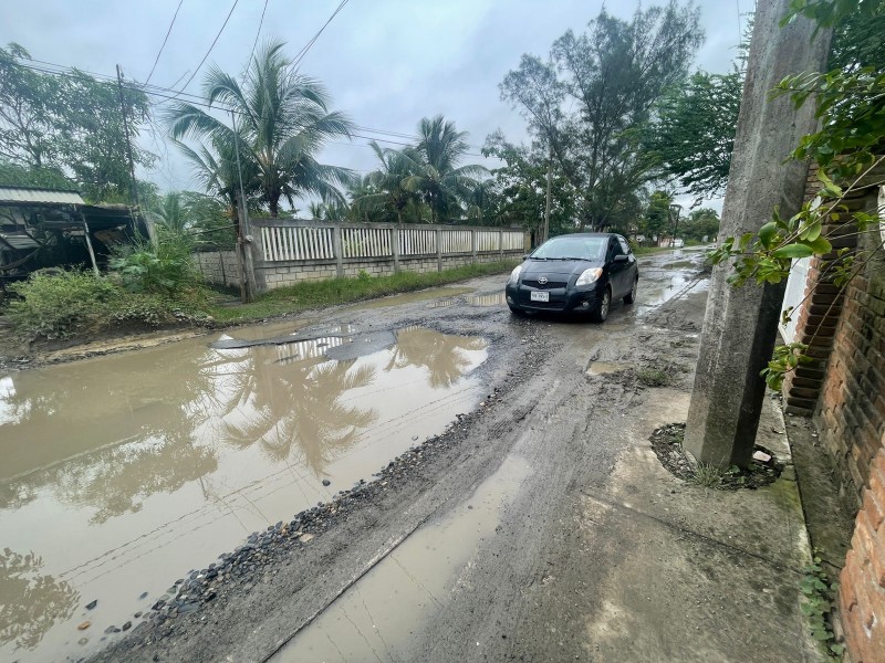 Urgen a mejorar calles de la Emiliano Zapata de Tuxpan