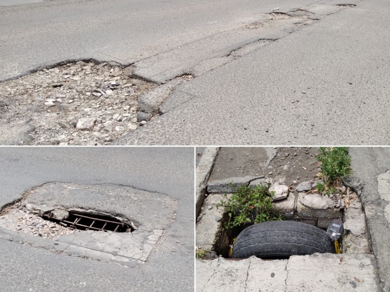 Urgente intervención por baches en 15 Oriente