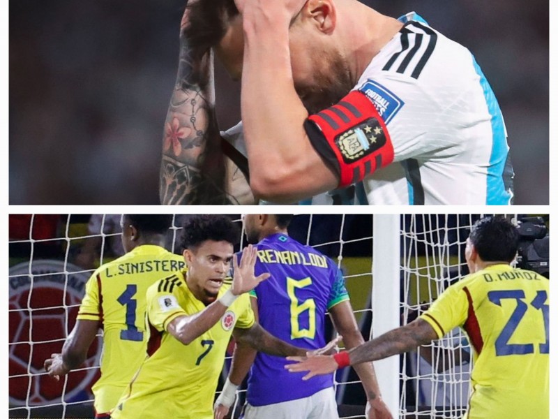 Uruguay y Colombia sorprendieron a Argentina y Brasil en Eliminatorias