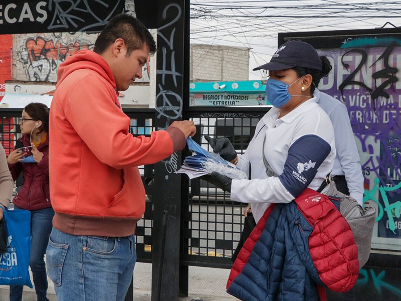 Uso del cubreboca en transporte público necesario para prevenir contagios