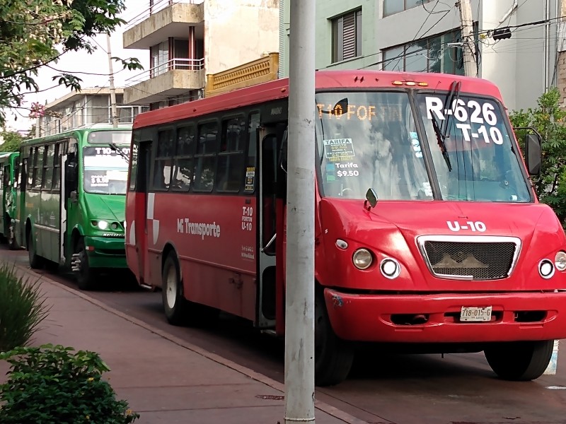 Usuario del transporte público siguen sin acatar medidas sanitarias