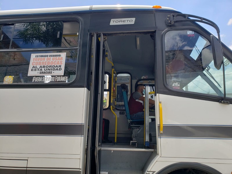 Usuarios del transporte público exigen extremar medidas preventivas ante covid-19 