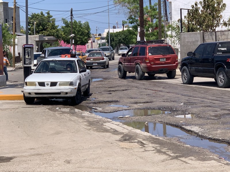 Usuarios denuncian las condiciones de calle prosperidad en colonia Progreso