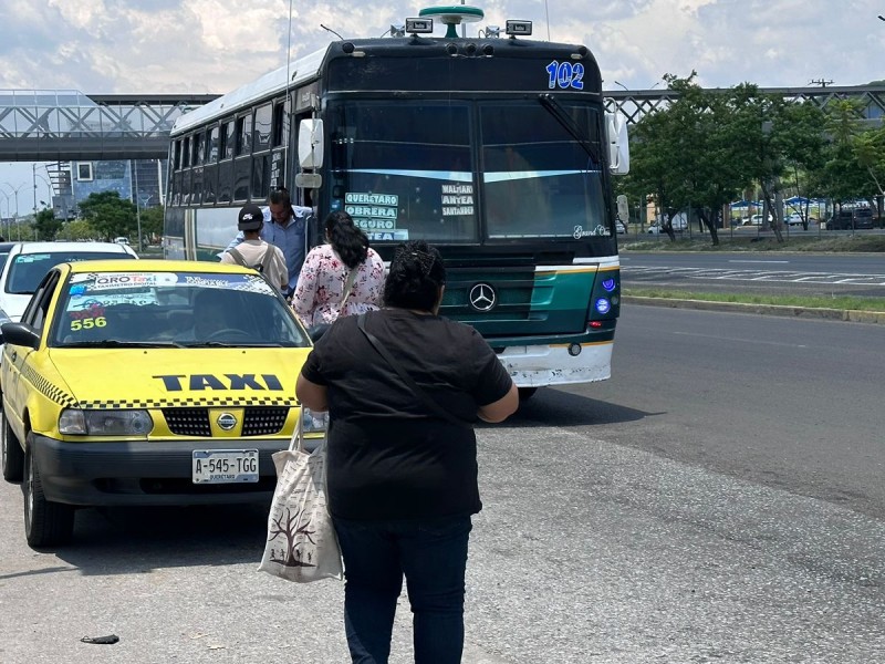 Usuarios piden la mejora en el transporte foráneo