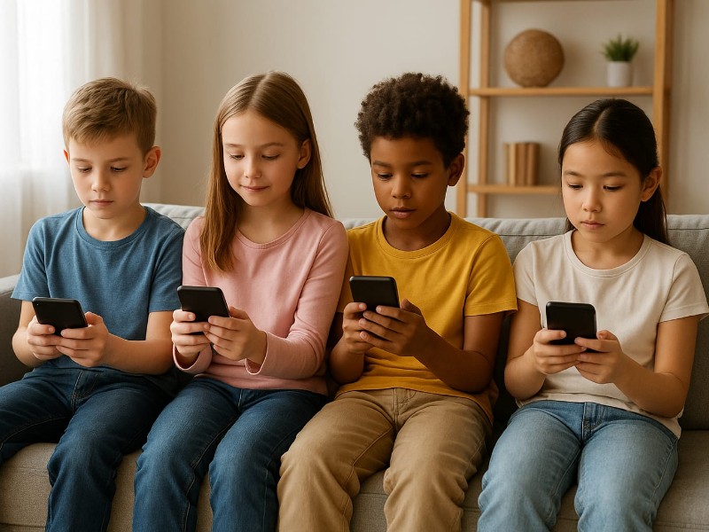 Vacaciones y pantallas:  aumento del tiempo frente a dispositivos