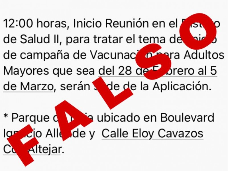 Vacuna antiCOVID no se aplicará este domingo en SCLC