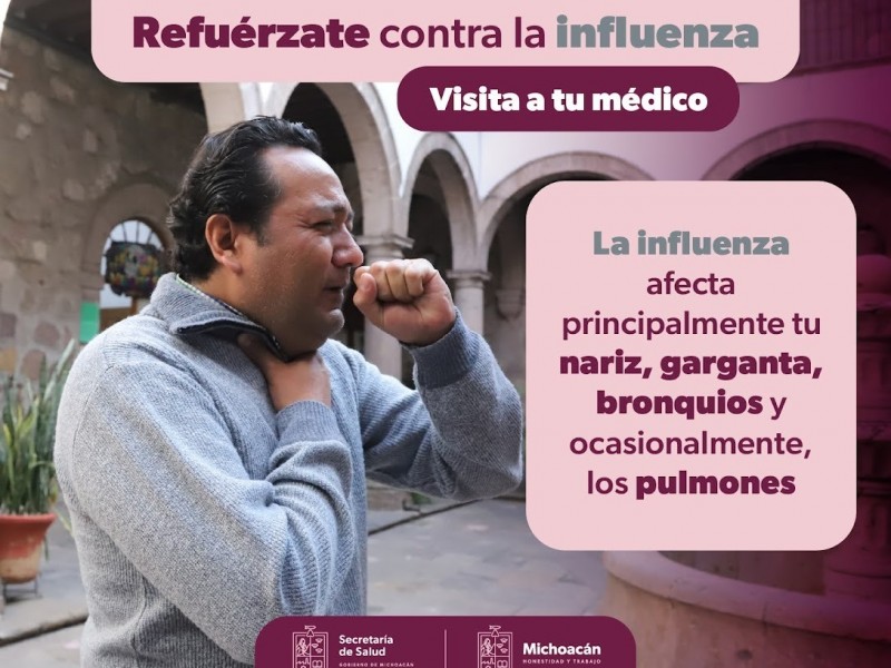 Vacunación contra influenza en Michocán continuará durante febrero: SSM