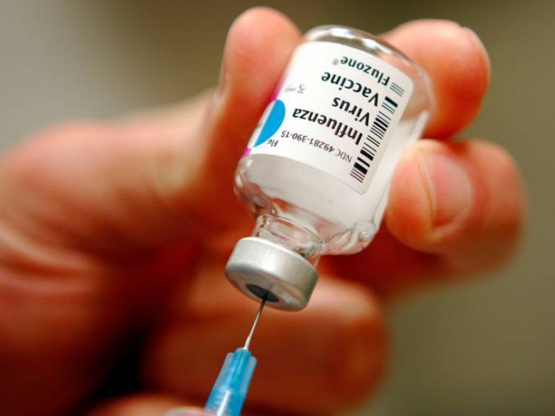 Vacunación contra la influenza tiene avance del 75 por ciento