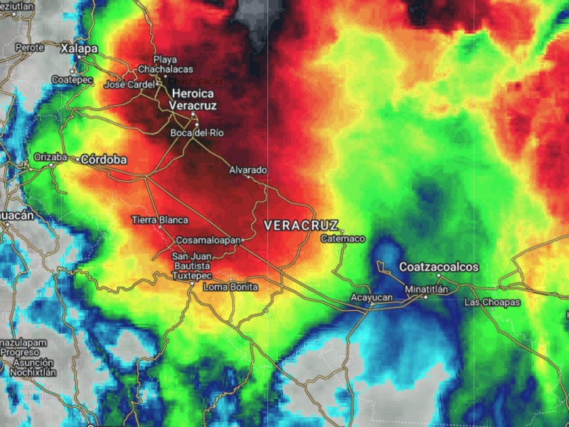 Vaguada en Veracruz se conecta con Tormenta Tropical 