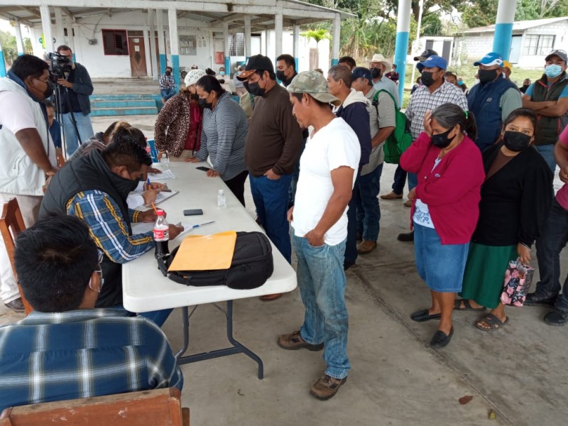 Validan elecciones en 80 comunidades de Tuxpan