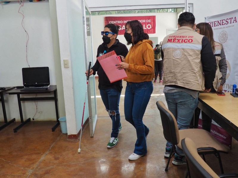 Van 3 mil personas registradas para pensión Bienestar por discapacidad