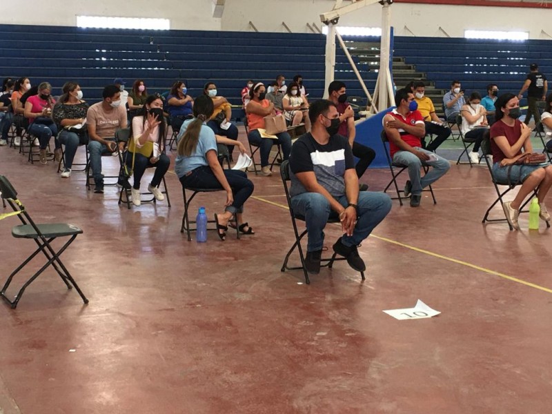 Van más de 2,700 docentes vacunados en la zona norte