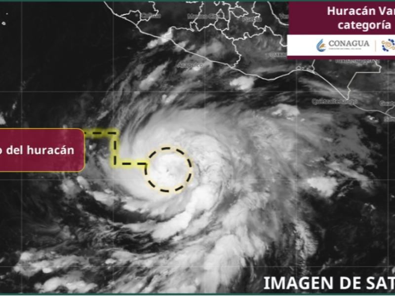 Vance se intensifica a huracán categoría 1; prevén lluvias en tres estados