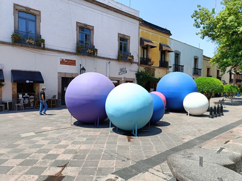 Vandalizan mobiliario de Festival Querétaro Experimental