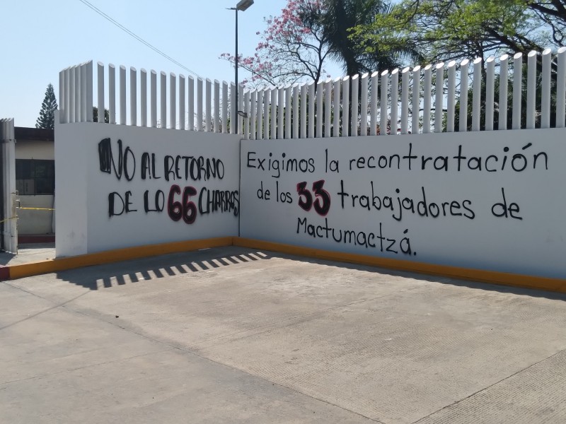 Vandalizan oficinas de la Subsecretaría de Educación Federalizadaen Chiapas
