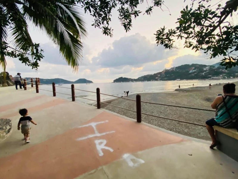 Vandalizan Paseo del Pescador en Zihuatanejo