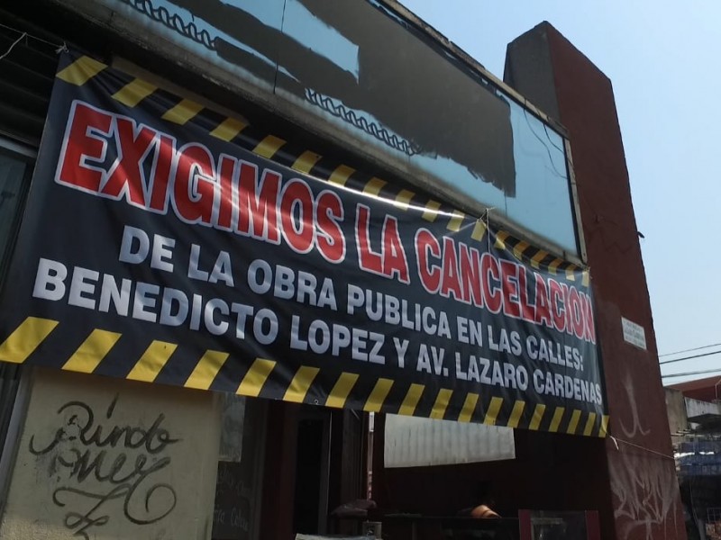 Vecinos de avenida Lázaro Cárdenas piden no arrancar con obra