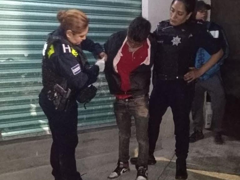 Vecinos de Canoa detienen a ladrón por segunda vez