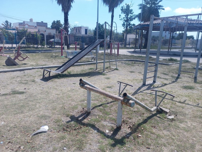 Vecinos de colonia Álamos 2 piden rescate de parque público