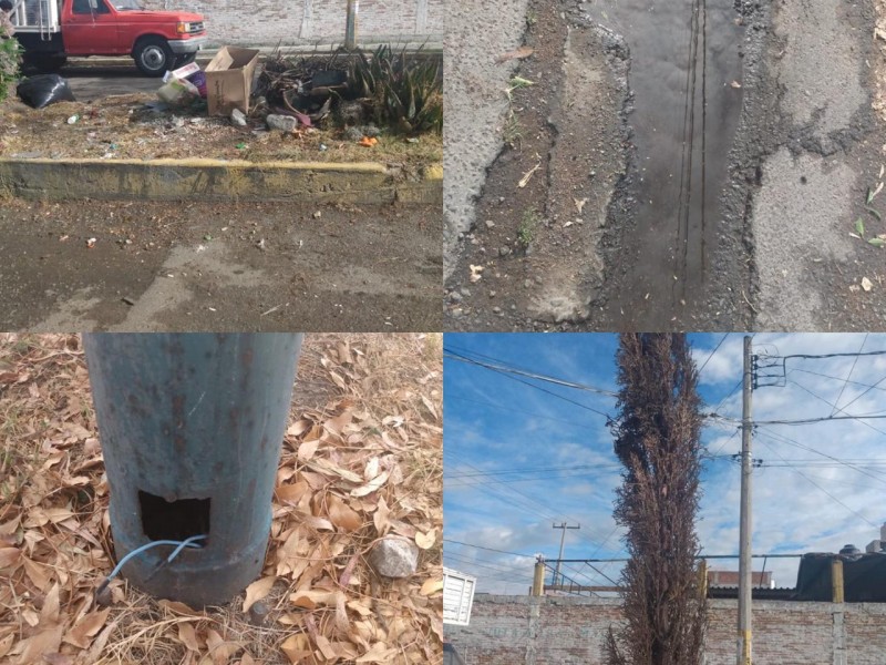 Vecinos de #IgnacioZaragoza reportan malas condiciones de calle