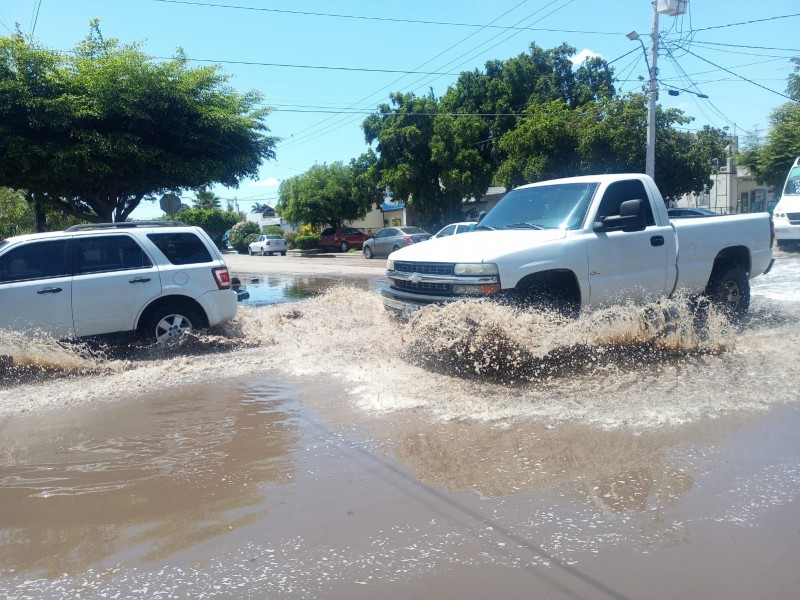 Vecinos de la colonia Anáhuac denuncian drenajes tapados