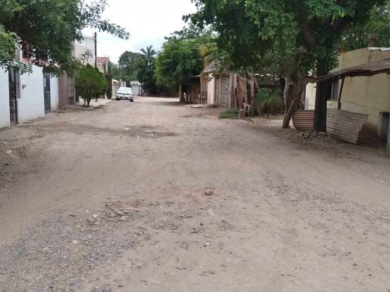 Vecinos de la colonia Jardines del Valle urgen reparar calles