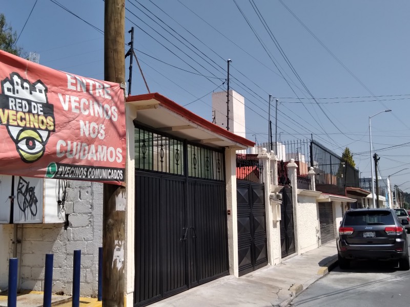 Vecinos de la Colonia Xinantécatl se unen contra la delincuencia