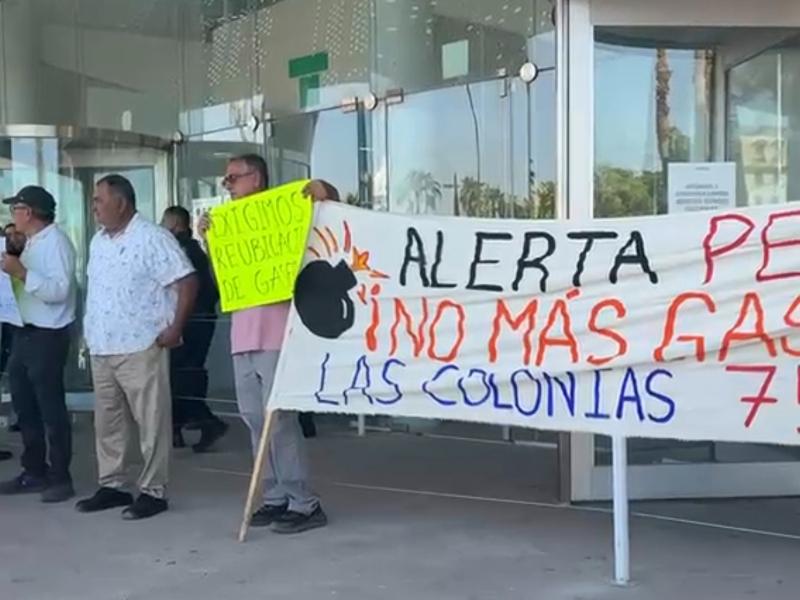 Vecinos de la colonia 75 exigen retirar gaseras por fugas constantes