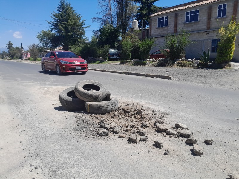 Vecinos de Toluca denuncian obras inconclusas