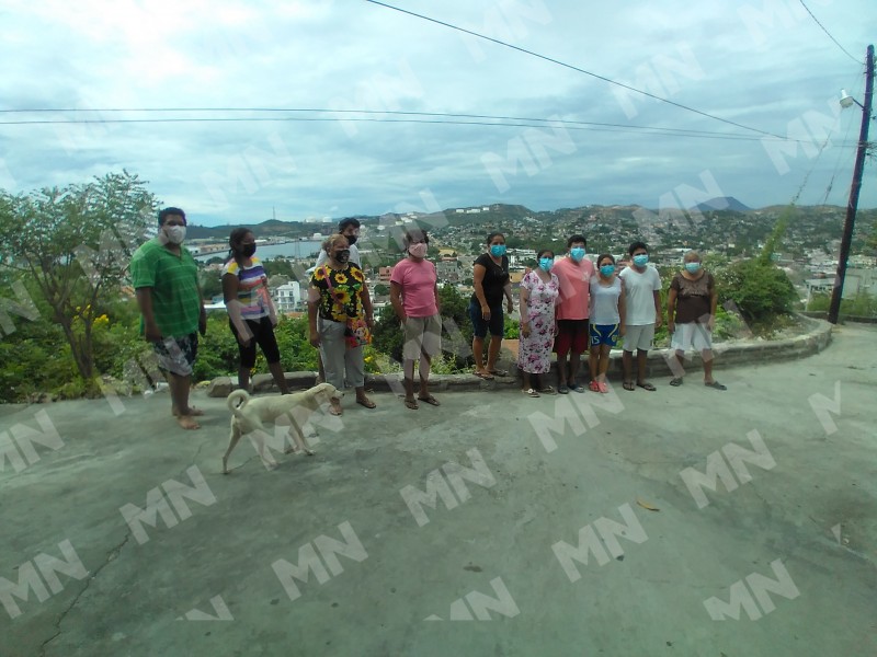 Vecinos del Barrio Santa Rosa denuncian sentirse en el olvido