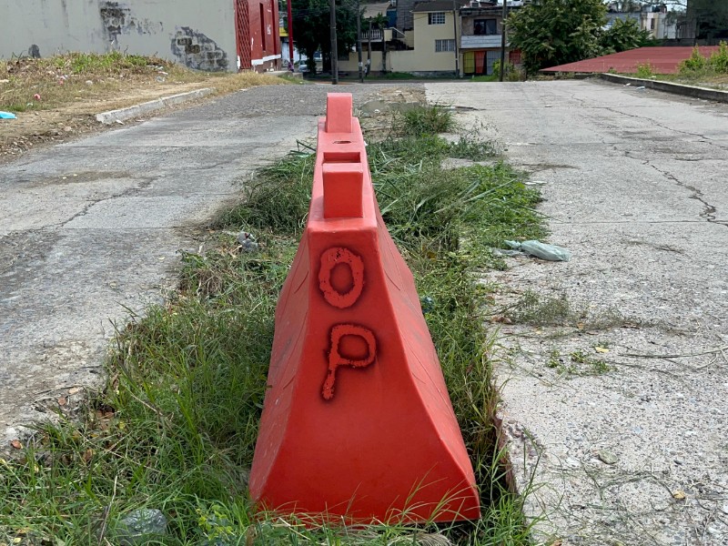 Vecinos exigen reparación de calle en el Ingreso a Tulipanes