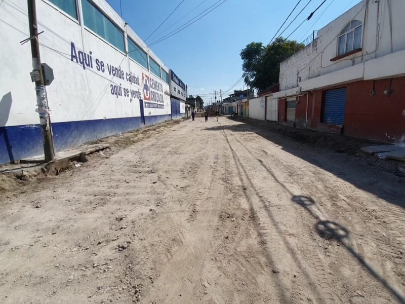 Vecinos preocupados por obras de relaminación en colonia Guadalupe Hidalgo
